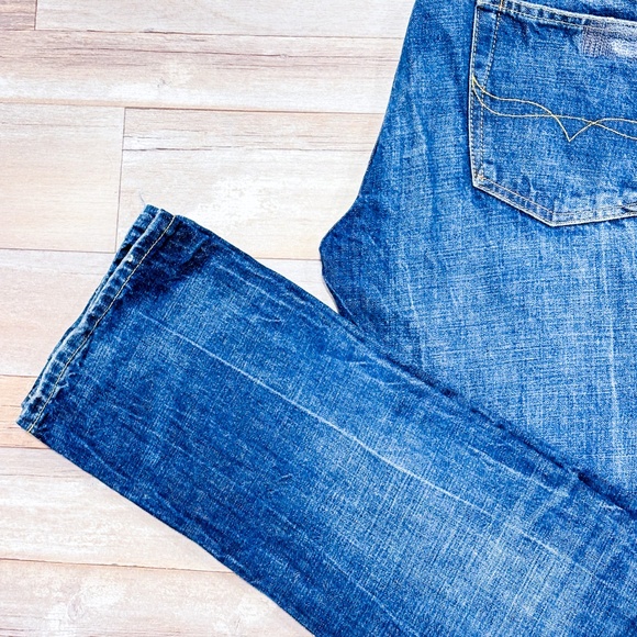 RALPH LAUREN Blue distressed jeans - Picture 3 of 12